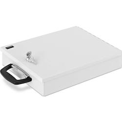 Stamony - Stamony ST-DOC-100 Coffre-fort document Coffre document Boite avec serrure (Dimensions : 355 x 255 x 70, Matériau : acier laminé à - 4062_0