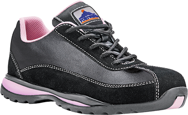 Chaussures de sécurité basses femme S1P HRO - Noir et rose FW39, pointure 39_0