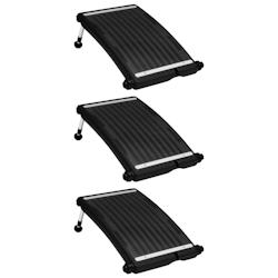 VidaXL Panneaux De Chauffage Solaire De Piscine Courbés 3pcs 72,5x46cm - 8720286848036_0