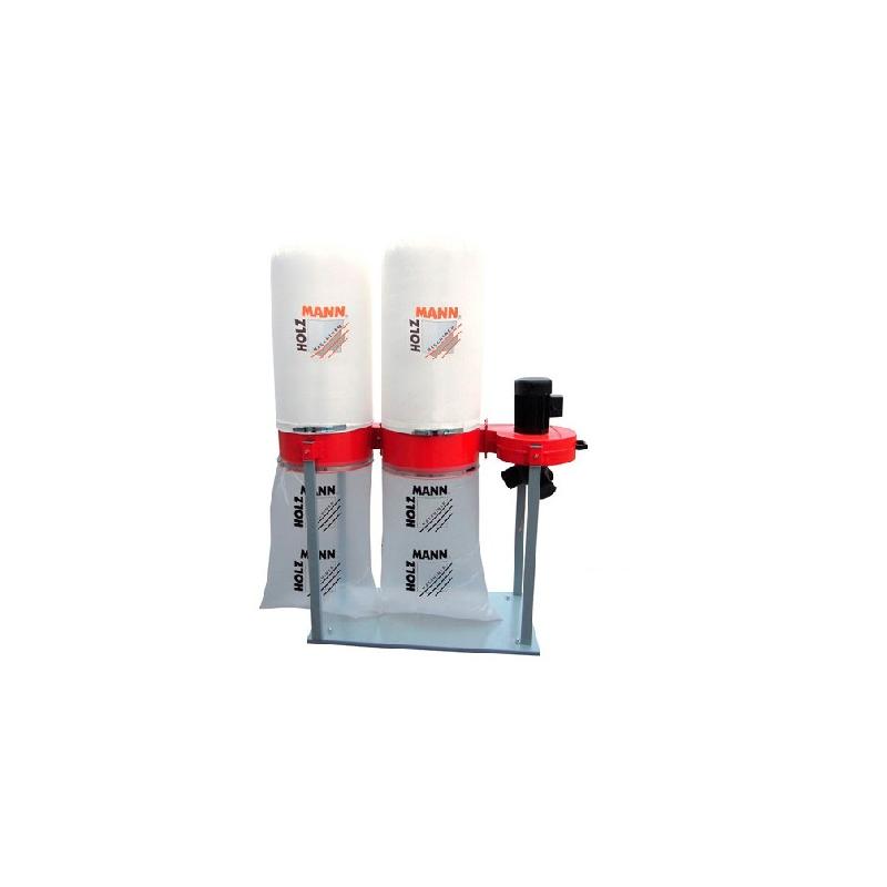 Aspirateur à copeaux de bois 2 x 307 L - 230 V - 2200 W - ABS4000-230V - Holzmann_0