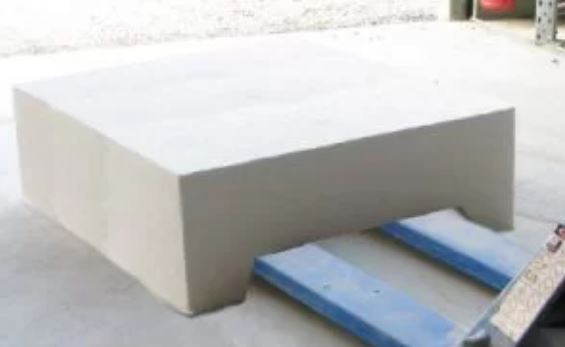 Borne en béton mobile Boerbull - 870 kg - 95 x 95 cm - 50 cm de hauteur_0