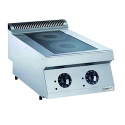 CombiSteel Réchaud Induction Professionnel Gamme 700   2 x 3,5 kW - blanc COM-7488.0100_0