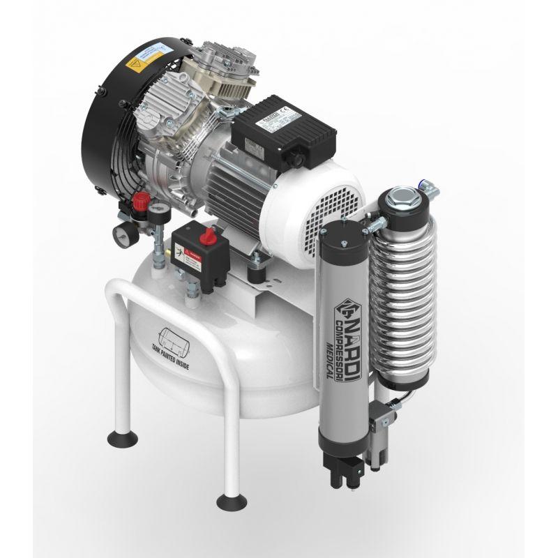 Compresseur dentaire Extreme 2D 1,5 CV - cuve 25 litres - 125 l/mn à 5 bars_0