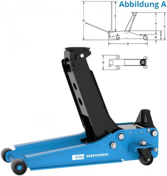 Cric rouleur 2,5 tonnes grh 2,5/510 l_0