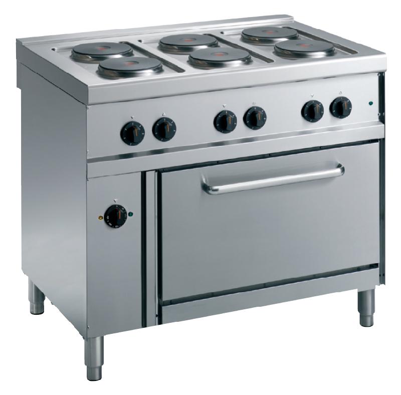 CUISINIÈRE ÉLECTRIQUE ECO 70/6 AVEC FOUR À AIR CHAUD