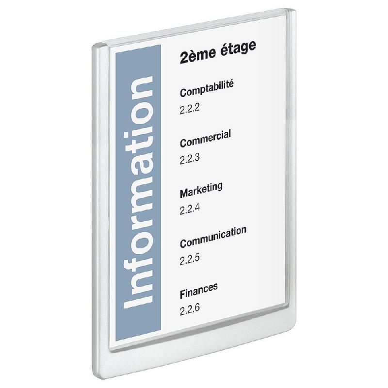 DURABLE DURABLE PLAQUE DE PORTE CLICK SIGN A4 BLANC