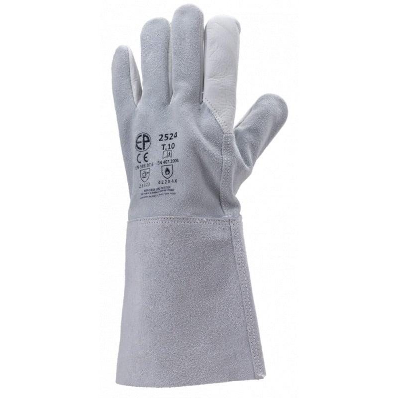 Gants EUROWELD 2524 fleur de vachette, dos croûte - COVERGUARD | MO2524_0