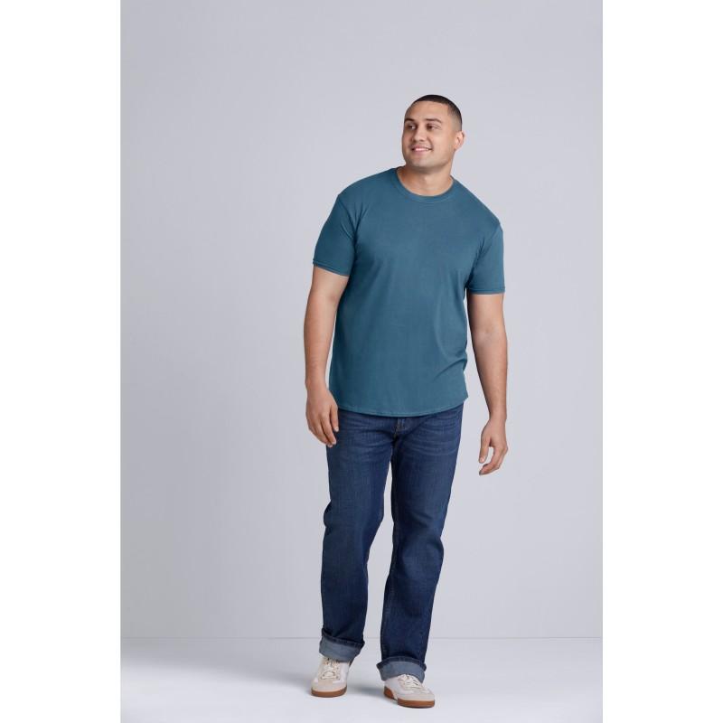 Gi6400 - T-shirt homme col rond Softstyle - 100% coton ring spun pré-rétréci - Certifié STANDARD 100 by OEKO-TEX®_0