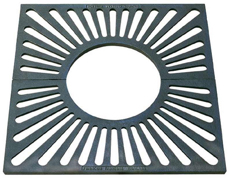 GRILLE D'ARBRE, CONTOUR EN FONTE CARRÉE, CUADRADO_0