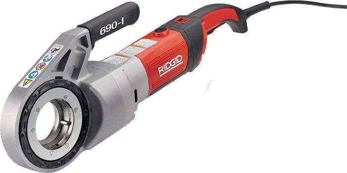 Jeu de filières RIDGID 690-I - 1020W - 1/2 à 2 pouces - 230V avec têtes à fileter et bras-support_0