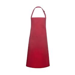 KARLOWSKY, Tablier bavette, avec poche, rouge, - rouge 4040857018205_0