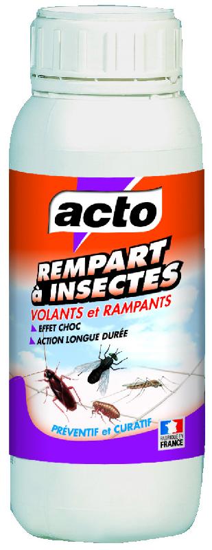 Liquide concentré rempart à insectes 500ml - ACTO insecticide puissant - effet choc et longue durée - conc3 - 858992_0