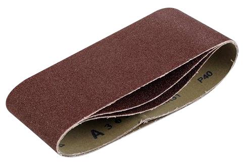 Lot de 3 bandes de ponçage - Grain 60 - Dimensions 100 x 610 mm_0