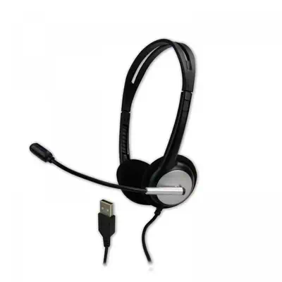 MCL MK1A99BZCSQMUSBAB casque Avec fil Arceau Bureau/Centre d'appels USB Type-A Noir_0