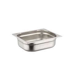 METRO Professional Bac gastro GN 1/2 - inox 18/10, 100 mm, argenté - robuste et empilable_0