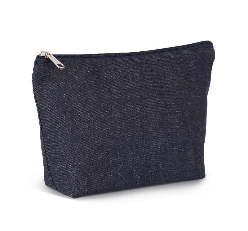 Pochette denim durable - Kimood - Réf: KI5710 - 70% coton recyclé / 30% polyester recyclé_0