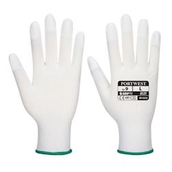 Portwest - Gants manutention en nylon avec doigts enduit PU lisse Blanc Taille 7 - blanc 5036146007219_0