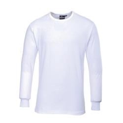 Portwest - Tee-shirt chaud manches longues Blanc Taille M - M blanc textile 5036108041466_0