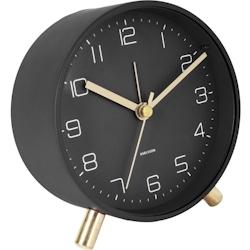 Réveil en métal mat Lofty Noir Karlsson - noir 8714302655845_0