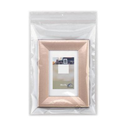 Sachet plastique zip transparent à bandes blanches 50 microns 25 x 35 cm, 1000 sachets_0