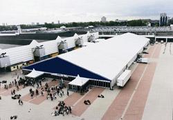 Tente Jumbo - Hall modulable de grande capacité - Portée libre de 30 à 50 mètres - Hauteur jusqu’à 12 mètres_0