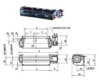 Ventilateur tangentiel qlk 45/3000 a13 2518 84fy ebmpapst_0