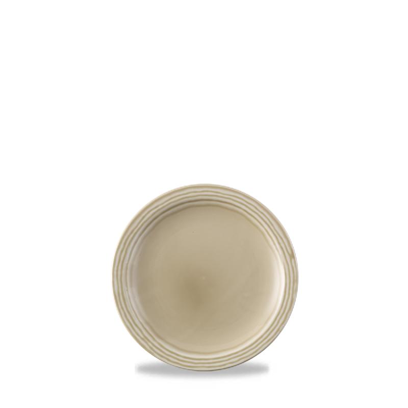 ASSIETTE PLATE ROND BEIGE PORCELAINE Ø 20,3 CM NORSE HARVEST DUDSON