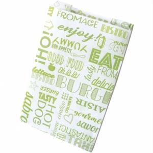 500 SACHETS HAMBURGERS PAPIER 14 + 7 X 22 CM