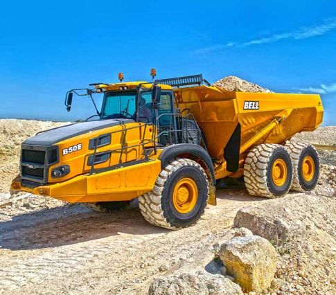 B35E Tombereaux Articulés - Bell - 33 500 kg - Puissance brute 320 kW (429 CV) - Charge utile 33 500 kg_0