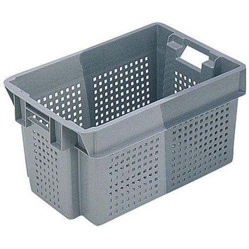 BAC GERBABLE NORME EUROPE-EMBOITABLE 50 L GRIS/GRIS CLAIR *11052*