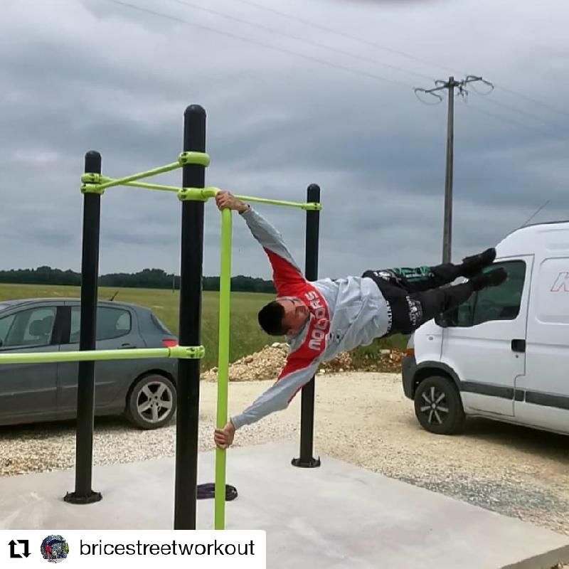 Barre de pôle - Gamme Street Workout DAMAPRO_1