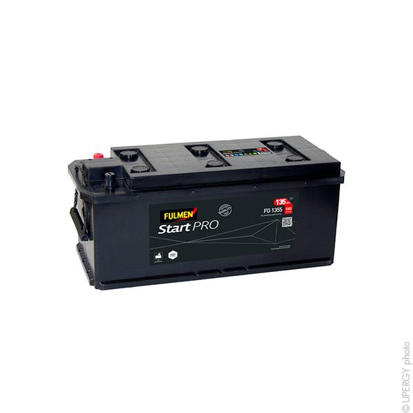 Batterie de démarrage camion Fulmen Start Pro HD FG1355 - 12V 135Ah 1000A - Technologie HD_0