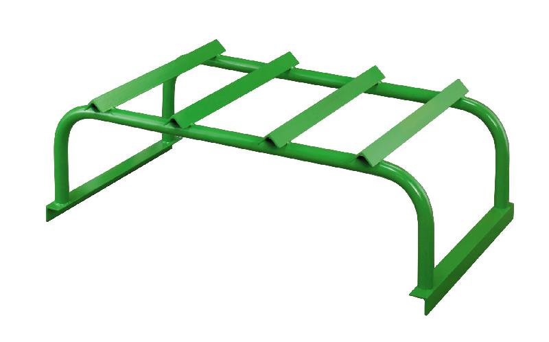 Berceau support en acier robuste - Pour fût de 60 ou 220 litres - Coloris Vert RAL6018_0