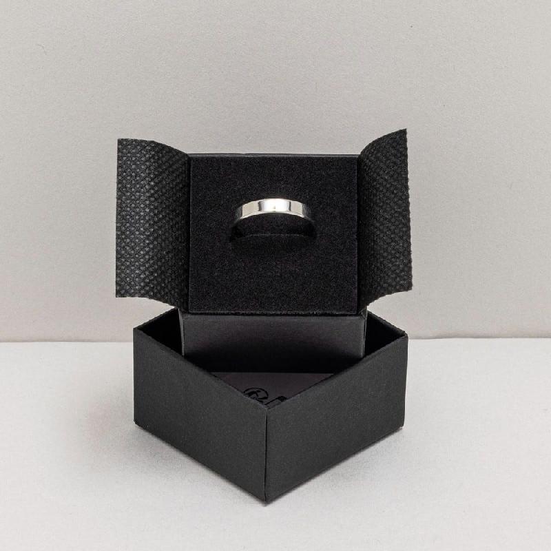 Boîte écrin bague carton noir 4,5x4,5x3,5cm - par 10_0