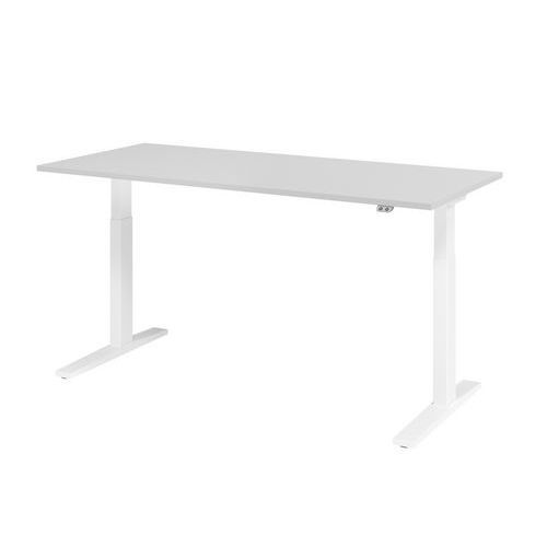 BUREAU ÉLECTRIQUE XMKA12 -180 X 80 CM GRIS - HAMMERBACHER