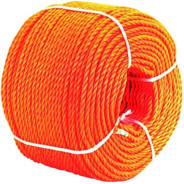 CAROTTE POLYPROPYLENE ORANGE 8MM LG.10M RR=1050KG