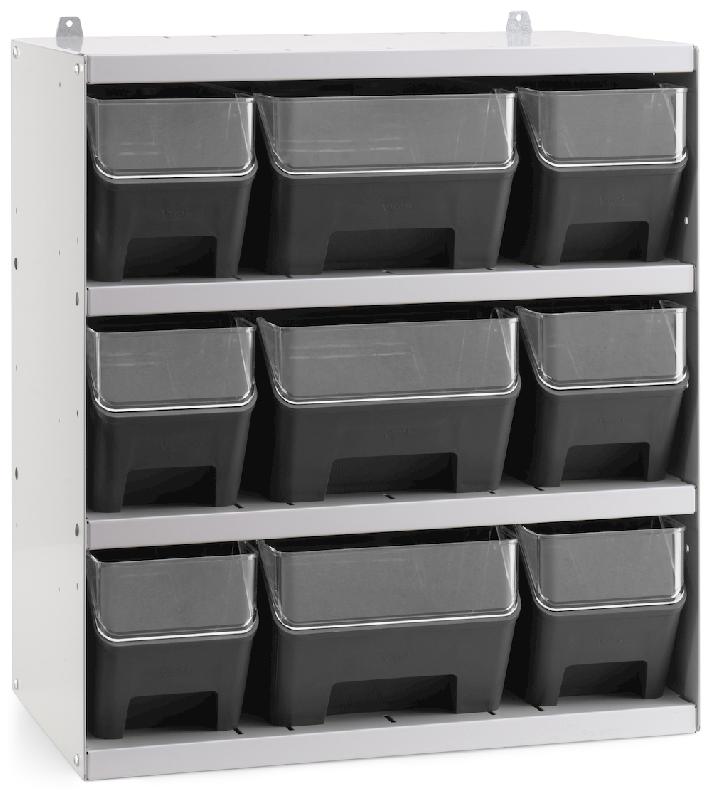 Casier DuoBox 9 tiroirs avec séparateurs et façades_0
