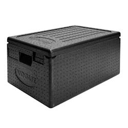 Conteneur GN Isotherme EPP 46 Litres - Vogue - noir plastique polypropylène 0605848970005_0