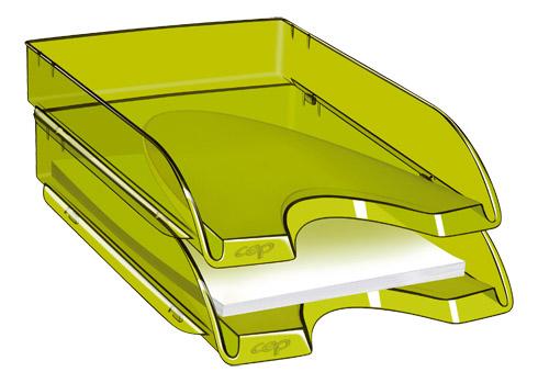 LOT DE 5 - CORBEILLE À COURRIER À LA FRANÇAISE CEP TENDANCE VERTE