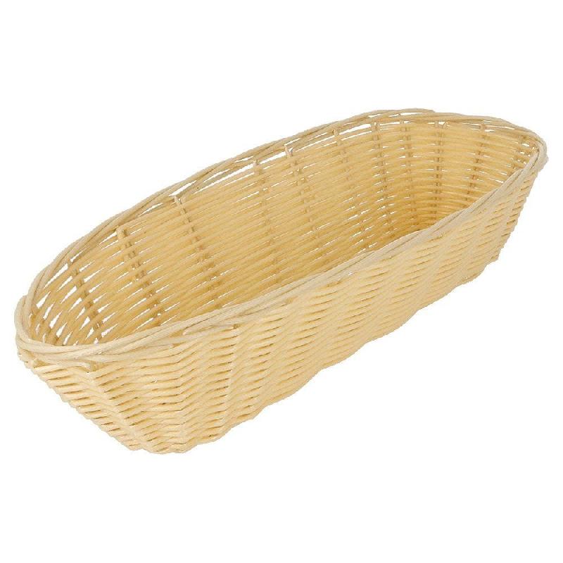 Corbeille effet osier 33x13x7,5cm polypropylène - par 12_0