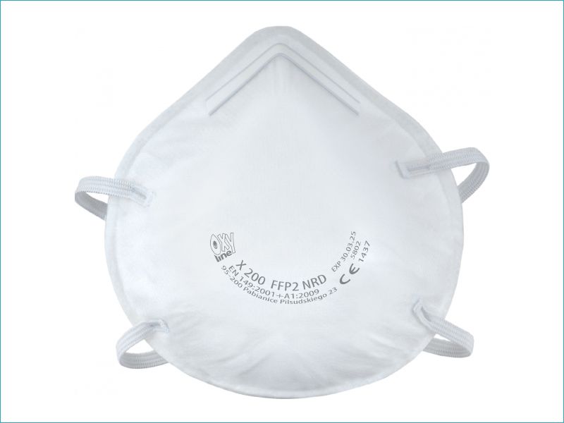 Demi-masque filtrant anti poussière FFP2 - Boîte de 15 - Réf DEMAP2_0