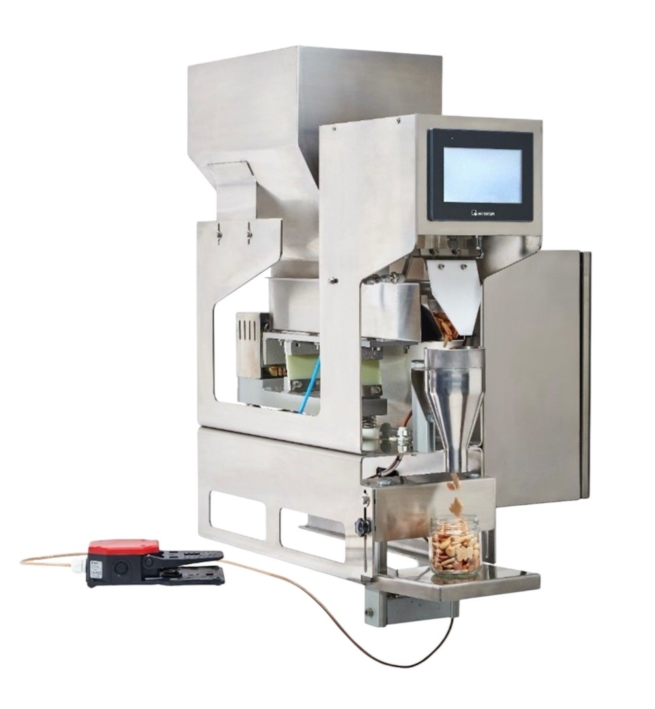Doseuse électronique de table pour Poudres et produits granuleux - Tension d'alimentation 230 V_0