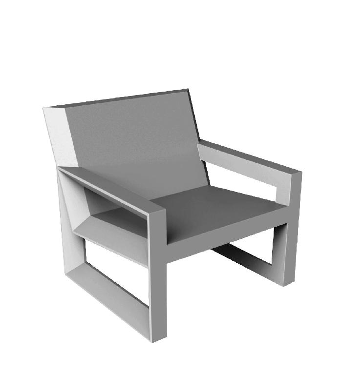 Fauteuil lounge in & out FRAME - gris_0
