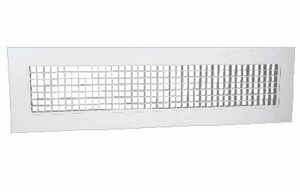 Grille de reprise AGC - aluminium anodisé ou blanc RAL 9010 - pour installations murales ou plafonds_0