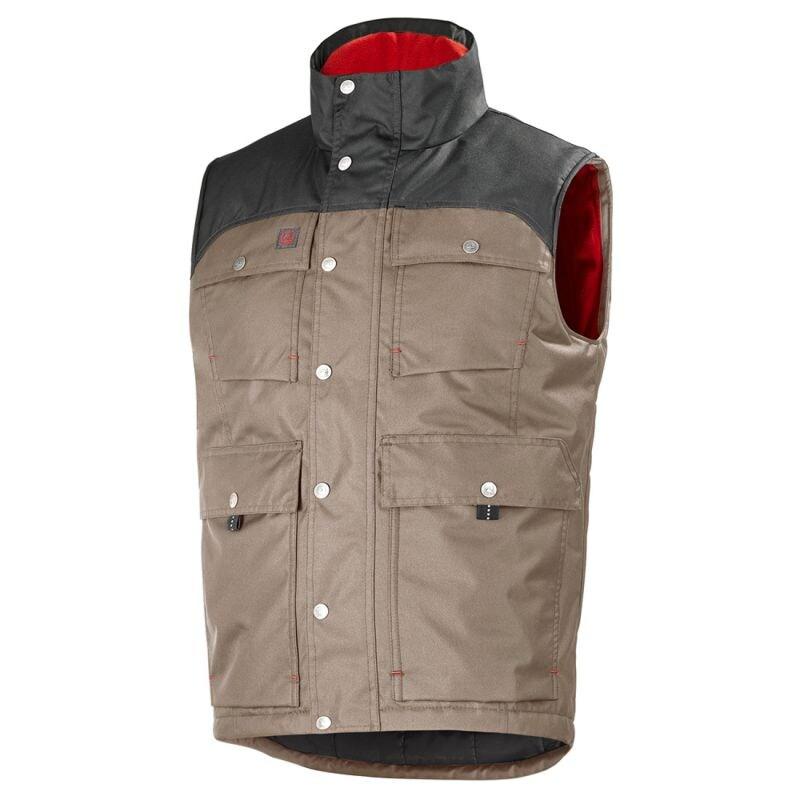 Lafont - Bodywarmer de travail mixte sans manches SHOVEL Beige / Noir Taille M - M beige 3609705273206_0