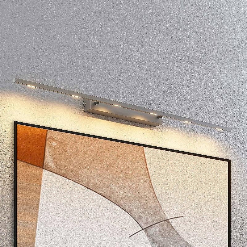 LUCANDE ALEXIS APPLIQUE TABLEAU 118 CM NICKEL MAT