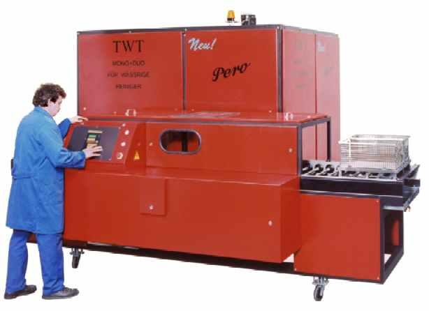 Machine de nettoyage industriel - PERO TWT-MONO - Inox, séchage sous vide ou air chaud, pour pièces complexes_0