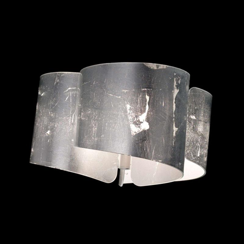 SELÈNE PLAFONNIER PAPIRO, À 3 LAMPES, ARGENTÉ