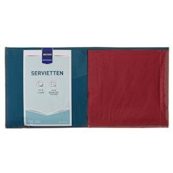 METRO PROFESSIONAL Serviette 2 plis ouate bordeaux 40 x 40 cm x 250 - matière organique 223536_0