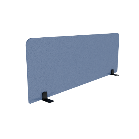 PANNEAU ÉCRAN ACOUSTIQUE AGATHE FLEXMUTE BLEU CIEL - AVEC FIXATIONS POUR BUREAU L 140 X H 50 CM